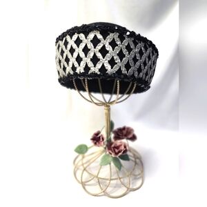 Michael Howard 100% Wool Pillbox Hat